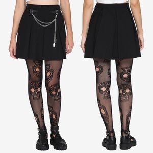 NWOT Coffin Chain Skirt